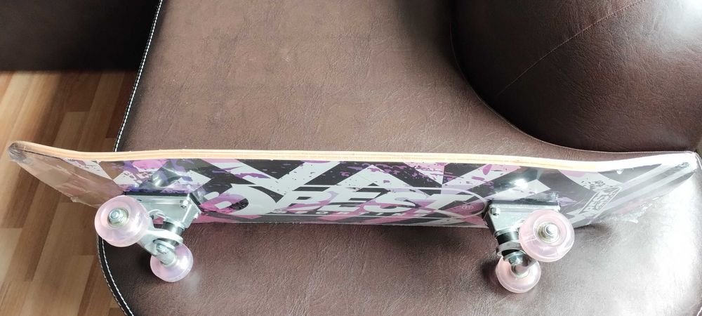 Skateboard Best-78,4/20,4/ABEC7/arțar chinezesc/PU 50×30mm/Longboard