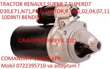 Electromotor NOU tractor renault super 7 cu 9 sau 10dinti la bendix