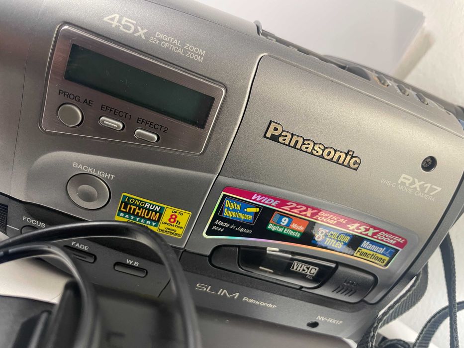Camera Video PANASONIC vintage VHS Rx17 22Xoptic 45xdigital NU SONY