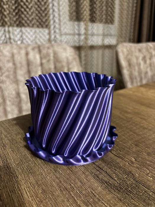 3д принтирана саксия 3-цвята