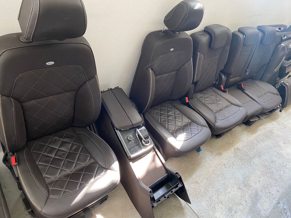 Interior Designo Mercedes GLS GLE GL. Scaune cu memorii ventilatie