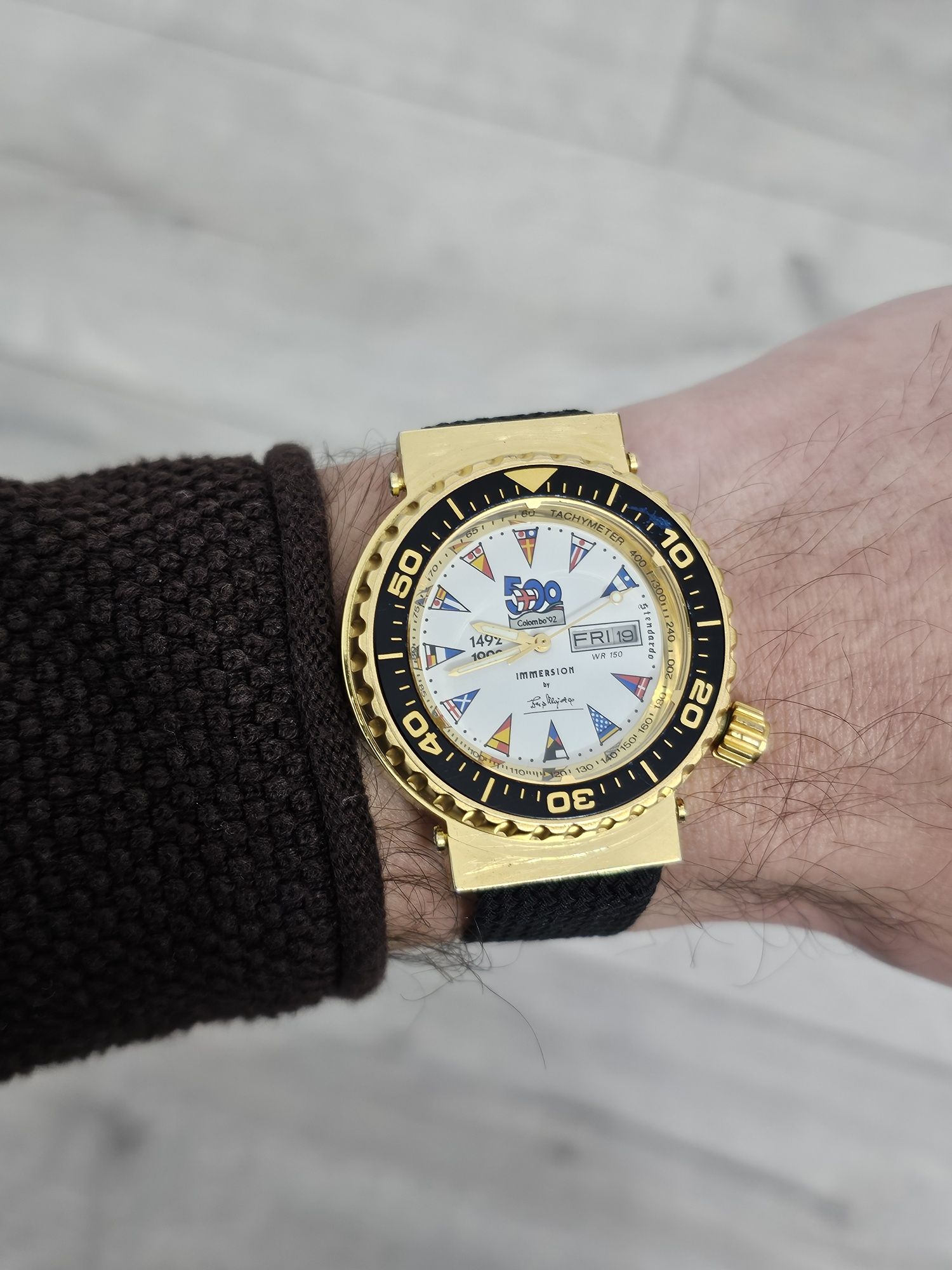 Ceas Immersion Colombo 92 Diver Quartz 150m Vintage de colectie