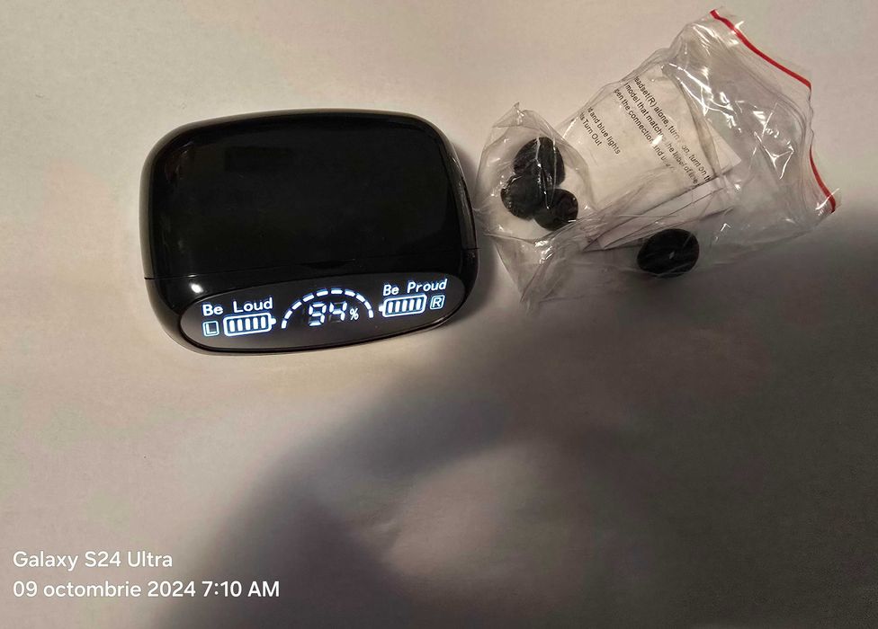 Casti Audio Wireless fara fir, Bluetooth 5.1, tip Earbuds