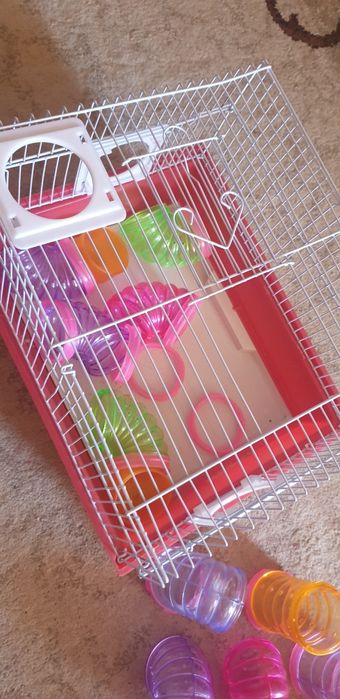 Cușcă hamster+accesorii