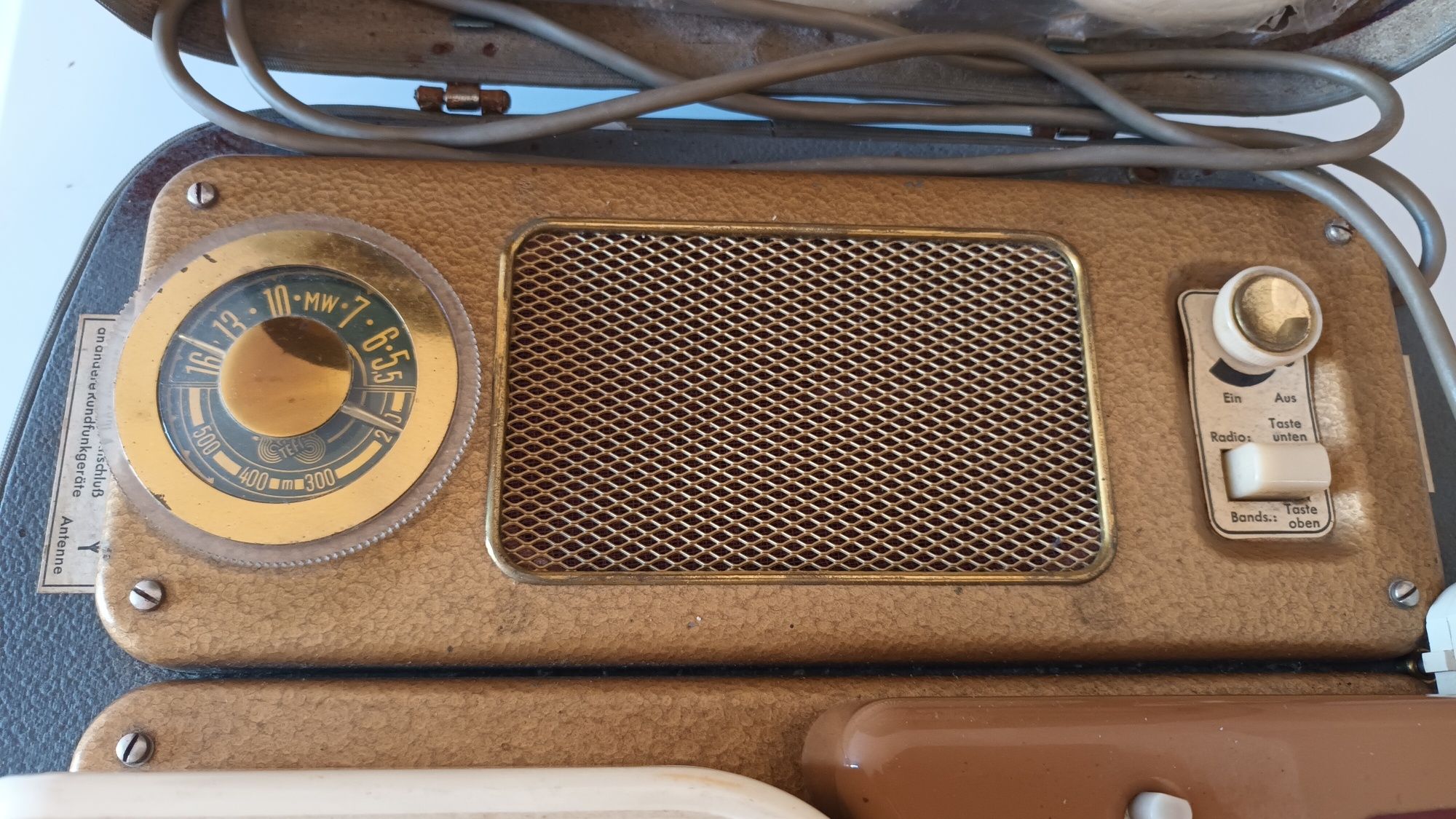 Radio Tefifon 1951 player caseta vinil Recorder Tefi ,Rar