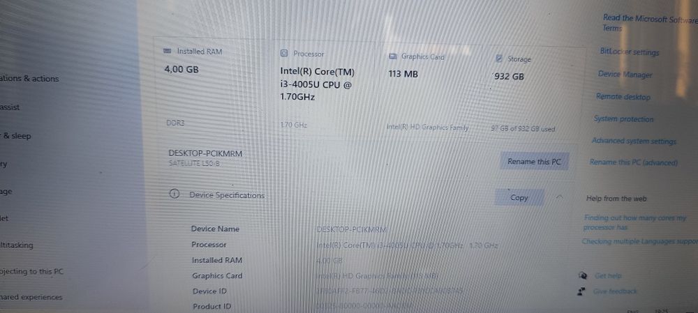 Лаптоп Toshiba Satellite L50