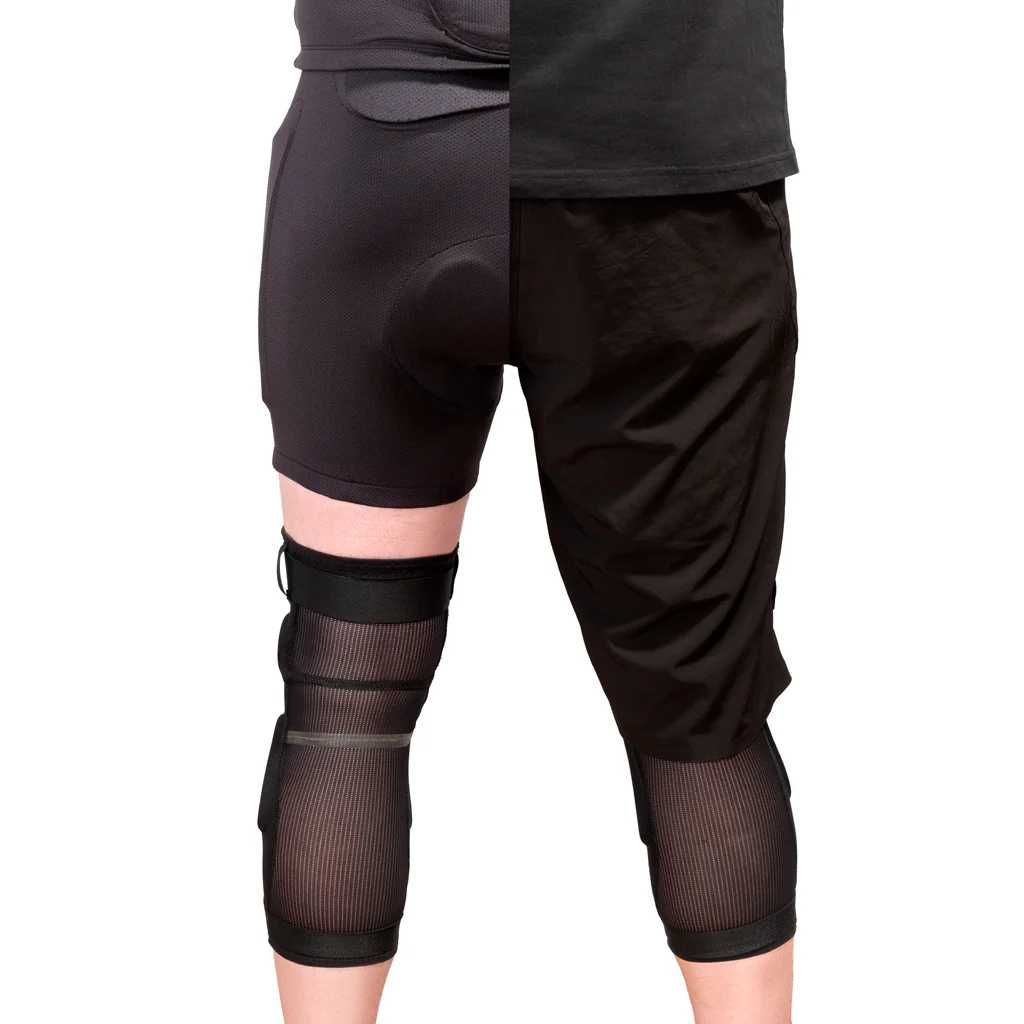 Защитные вело наколенники Shred FLEXI KNEE PADS TRAIL ZIP.Новые,из США