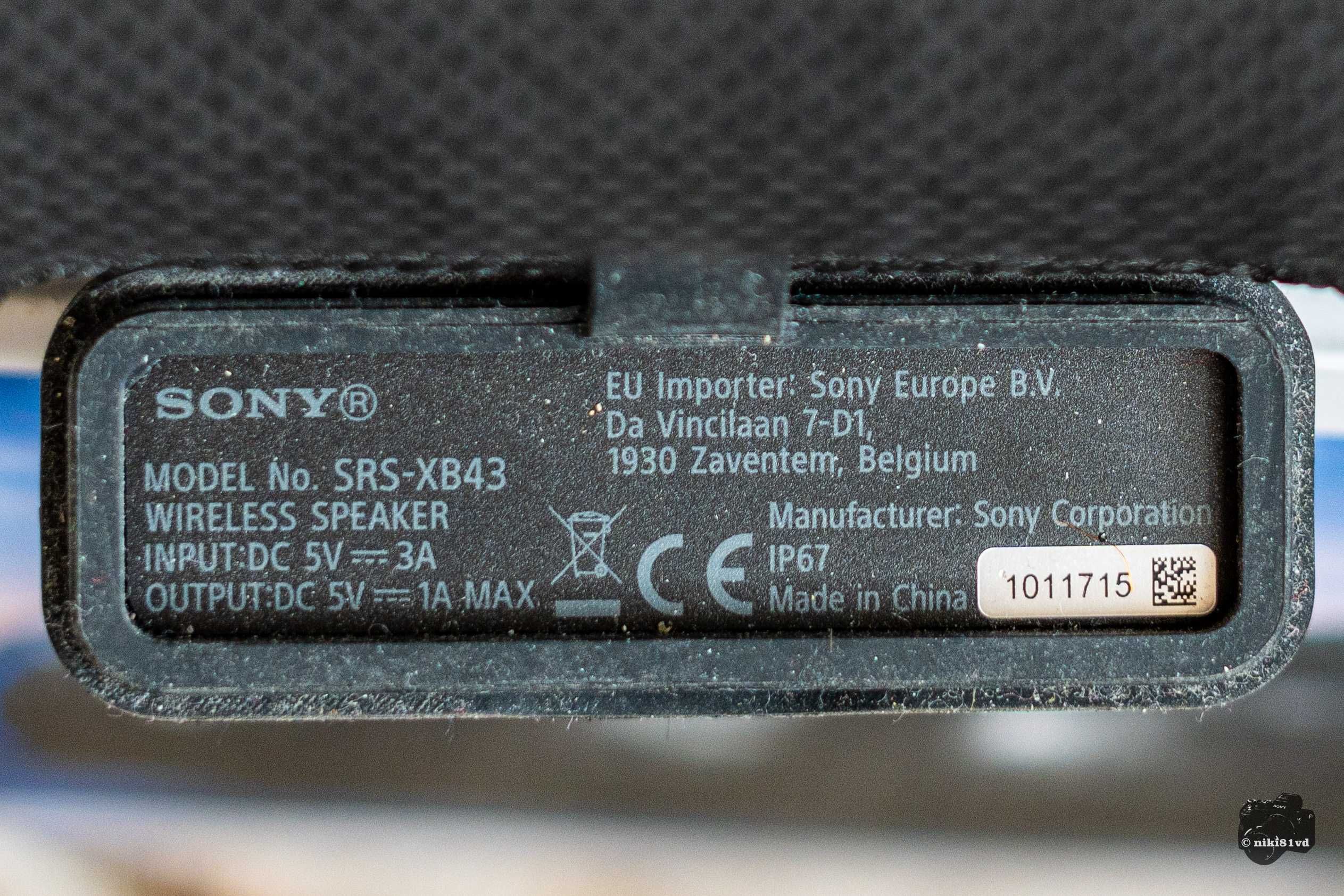 Bluetooth колонка SONY SRS-XB43