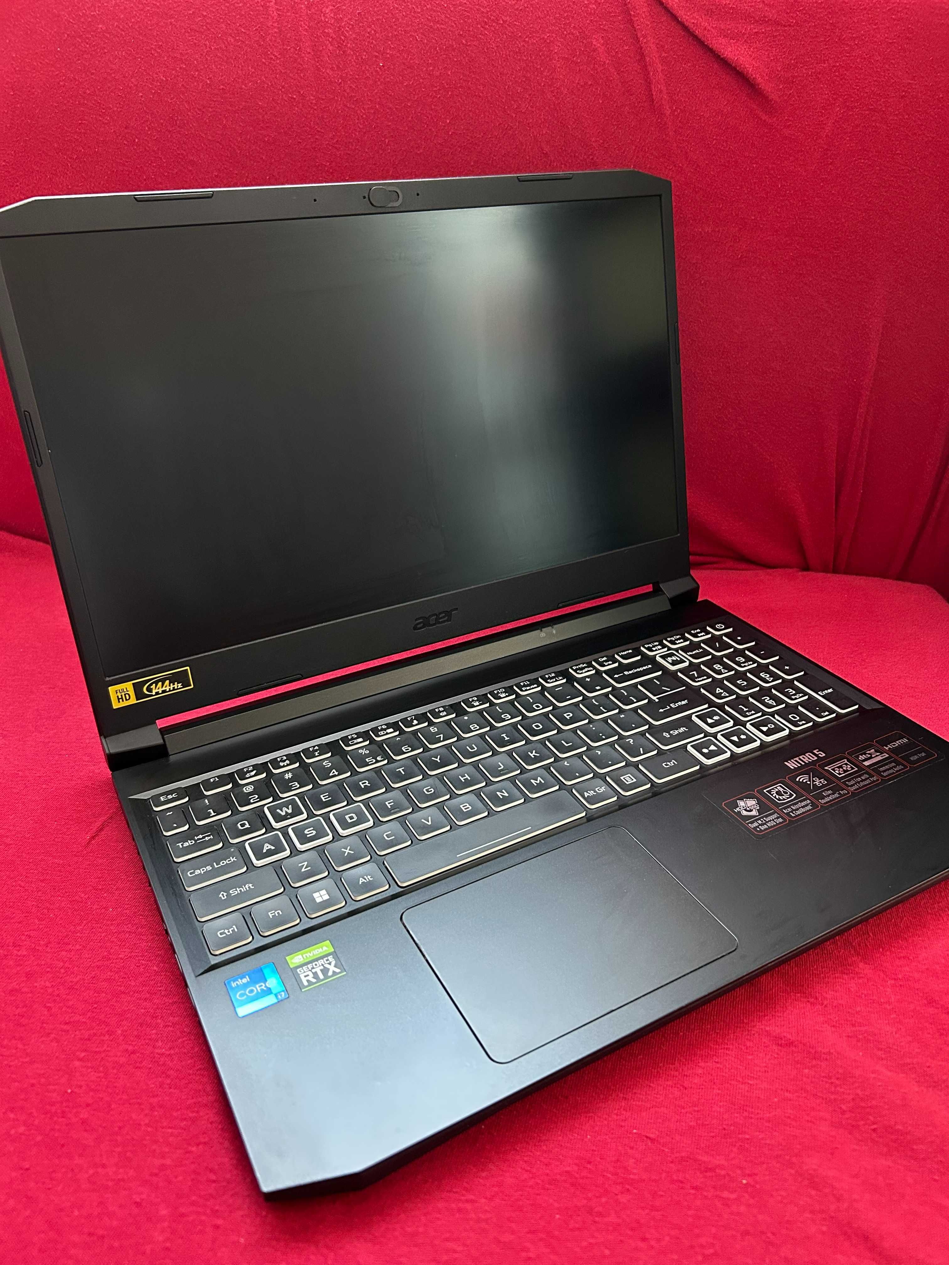 Геймърски лаптоп Acer Nitro 5, Intel i7, RTX 3060 !Коментар по цената!