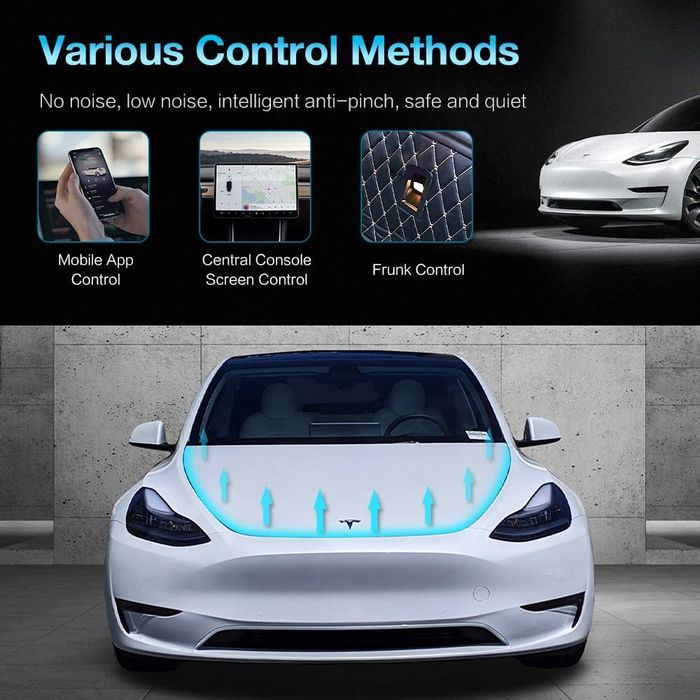 Електрически преден багажник (Frunk) за Tesla Model 3 2021–2023