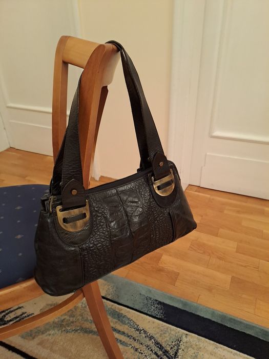 Чанта от естествена шагринирана кожа!