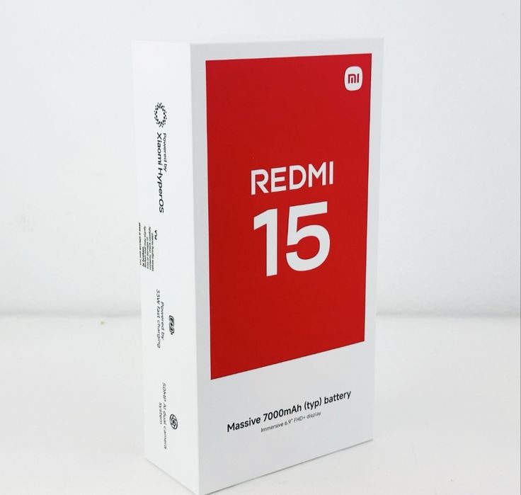 Xiaomi Redmi 15 бял  . 256 GB. 8 RAM