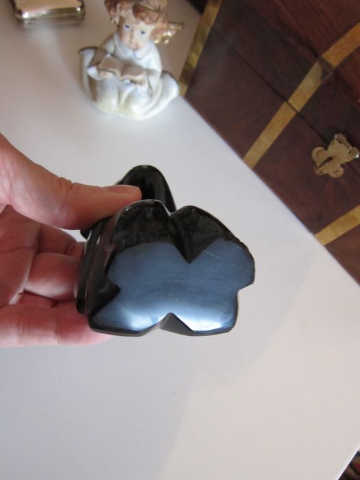 cadou rar Totem Maya Aztec Obsidian auriu vintage America de Sud 1950