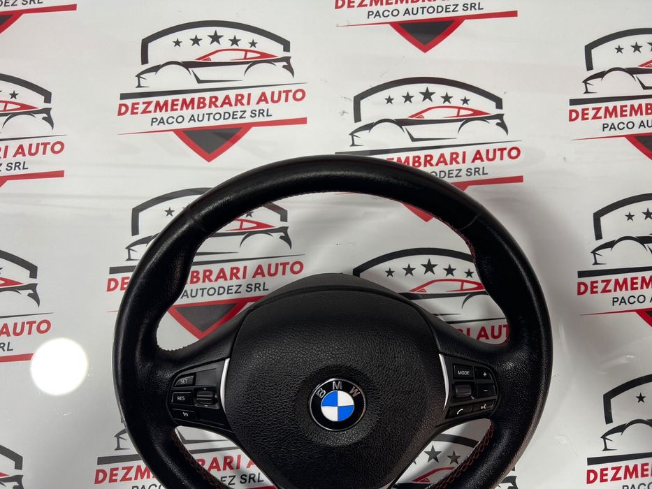 Volan Complet Multifunctional Piele + Airbag Bmw Seria 3,4 F30 F31 F32