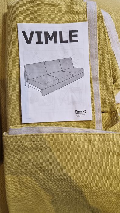 3-местен диван и табуретка Vimle IKEA