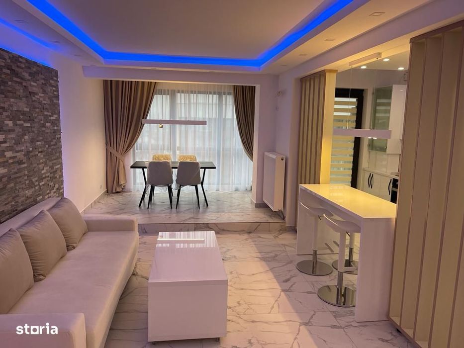 Apartament cu 2 camere, mobilat si utilat, loc parcare.