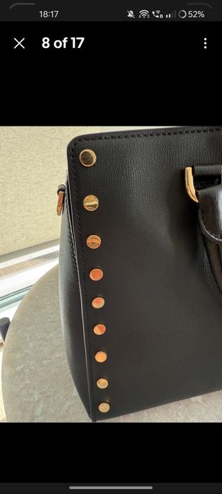 Geanta Michael Kors Sylvie Gold