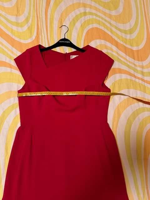 Официална Малинено червена рокля, размер 42, нова