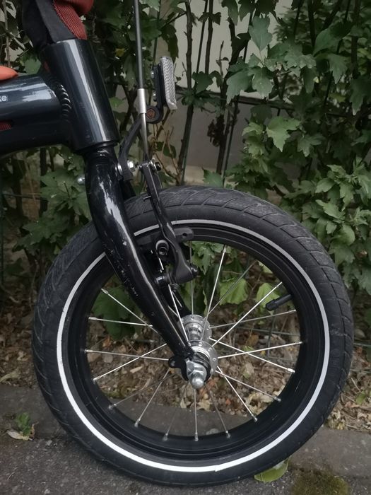 Bicicleta copii BMW Kidsbike 14 zoll negru metal/orange