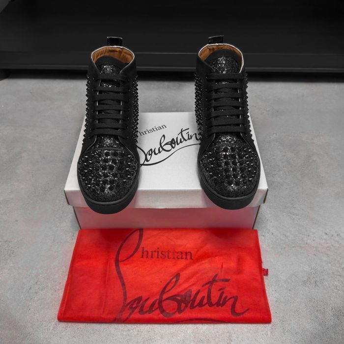 Adidasi Louboutin Full Black