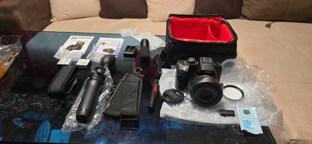 NBD фотоапарат 5K64MP, 32GB SD карта, 16x оптично увеличение