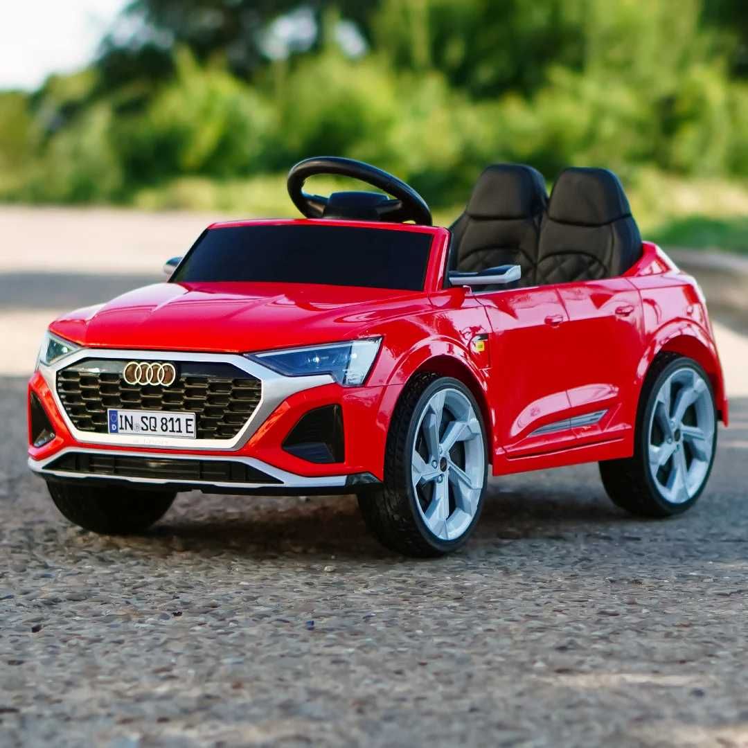 Masinuta electrica copii, Audi SQ8, 70W 12V, tip SUV, cu roti moi NOU