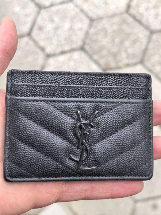 YSL Saint Laurent Cassandre Matelasse Cardholder