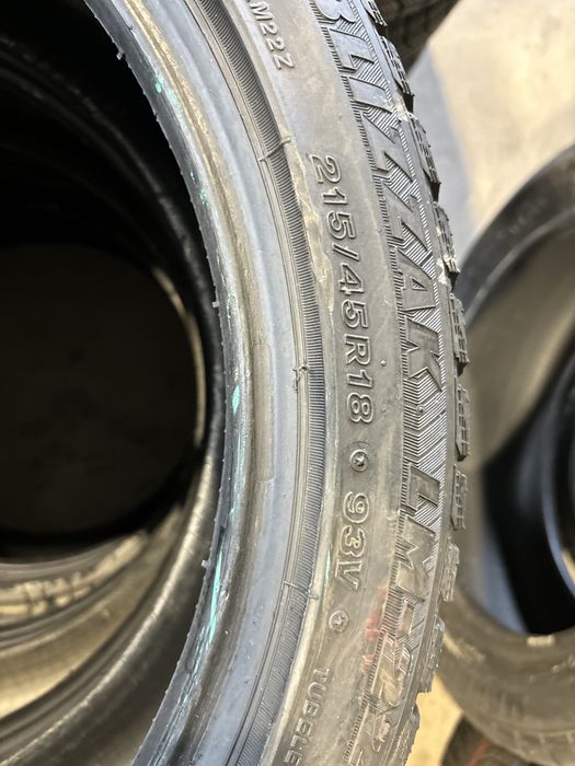 215 45 18 set iarna Bridgestone Blizak 6mm