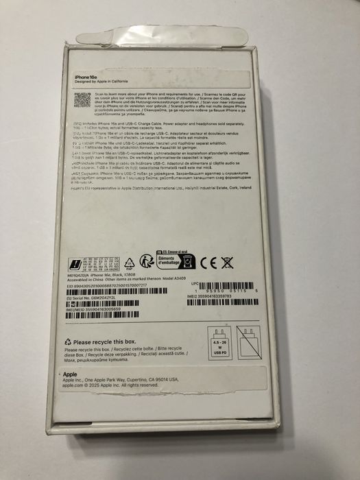 Iphone 16E -128 Gb  nou
