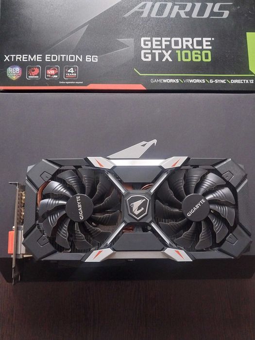 Видеокарта Gigabyte Aorus Geforce GTX 1060