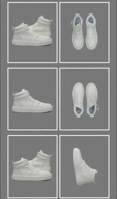 Белые Кеды, Белые кроссовки мужские из кожи