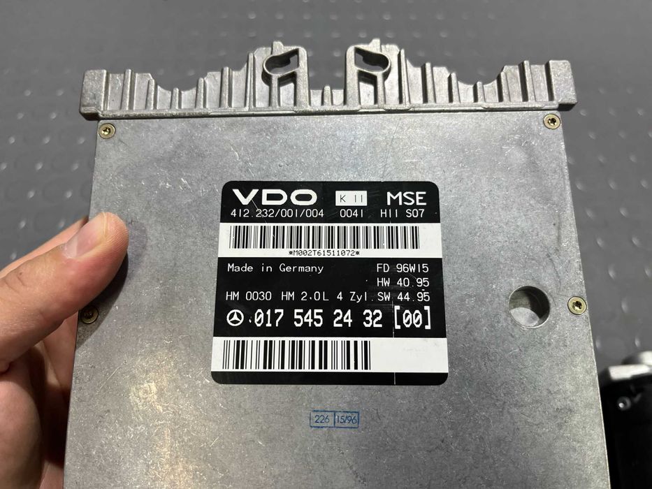 Компютър с ключ и имобилайзер за Mercedes E200 W210 (136 к.с. Автомат)