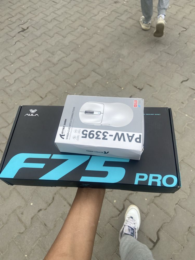 Продаются клавиатура AULA F75 PRO и мышка ATTACK SHARK X3