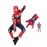 Set costum,manusa cu ventuze Iron Spiderman, marimea M, 5-7 ani