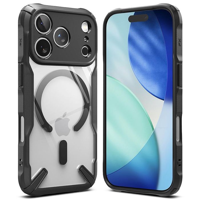 Калъф ringke fusion x magsafe за iphone 17 pro в черен цвят
