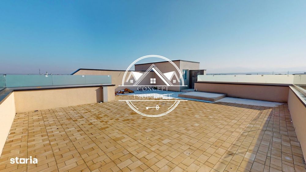 Penthouse de vanzare  in Sibiu, 3 camere, 86,40 mp+terasa de 74,80 mp
