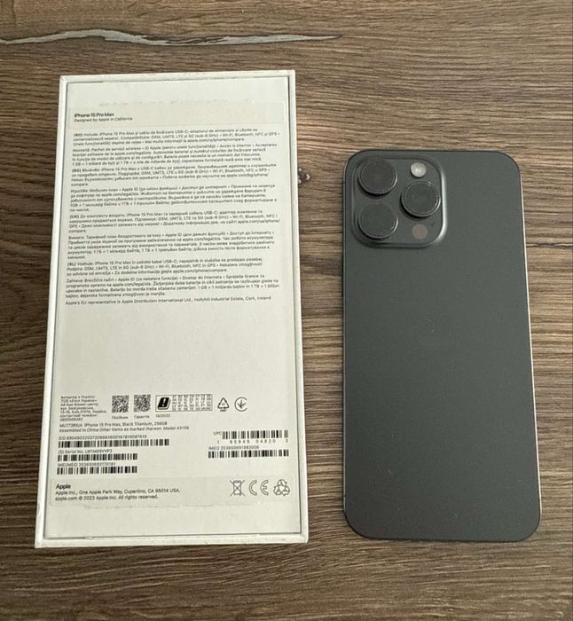 Iphone 15 Pro Max 256GB Black Titanium