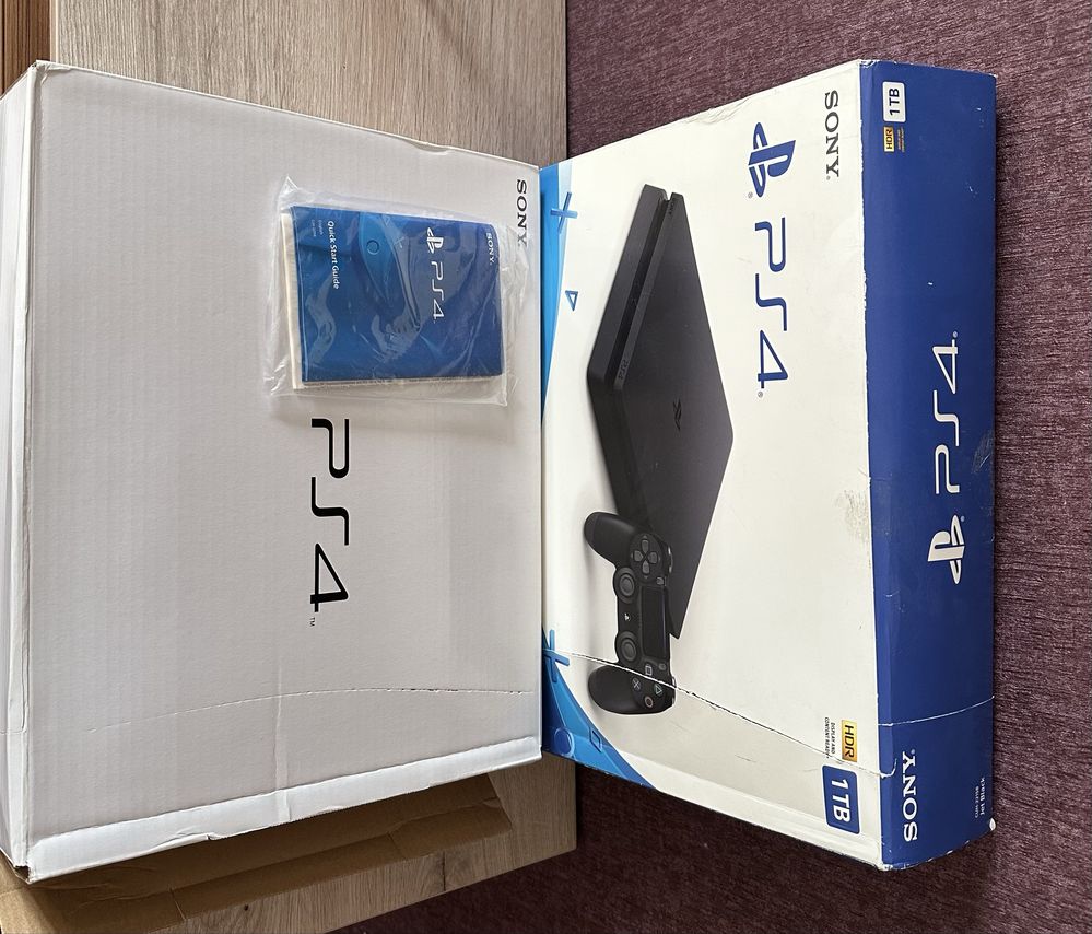 Play Station 4 SLIM в хорошем состоянии 1tb