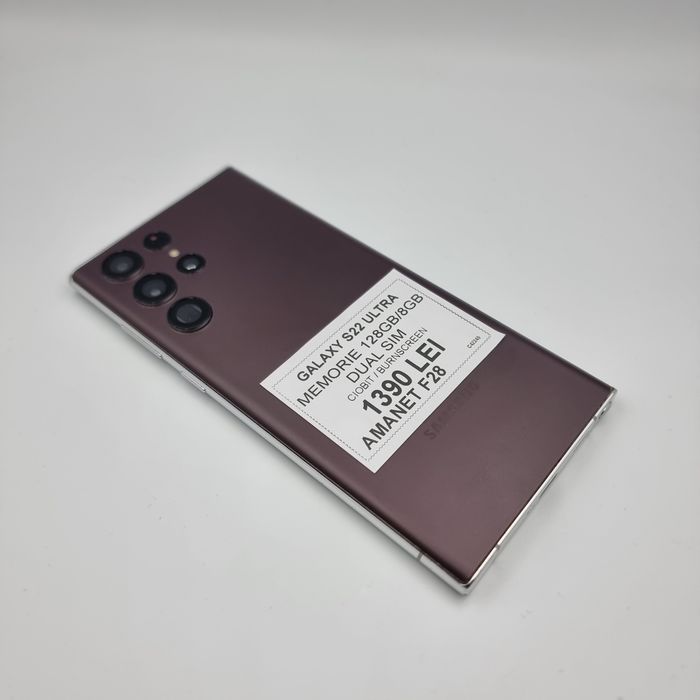 Amanet F28: Telefon Samsung Galaxy S22 Ultra
