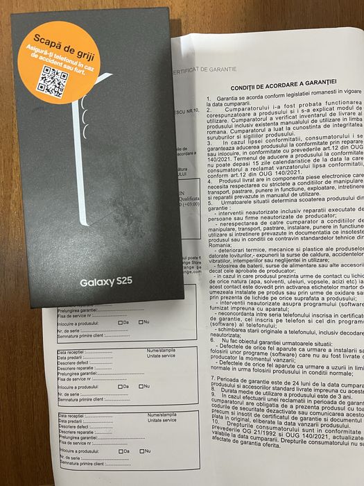 Samsung S25 Nou Sigilat