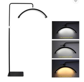 Lampa cu led, semiluna pentru cosmetică/extensii gene/micropigmenare