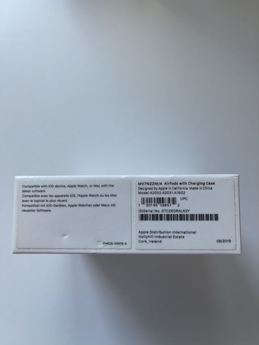 Apple Airpods 2 Originale MediaGalaxy Factura