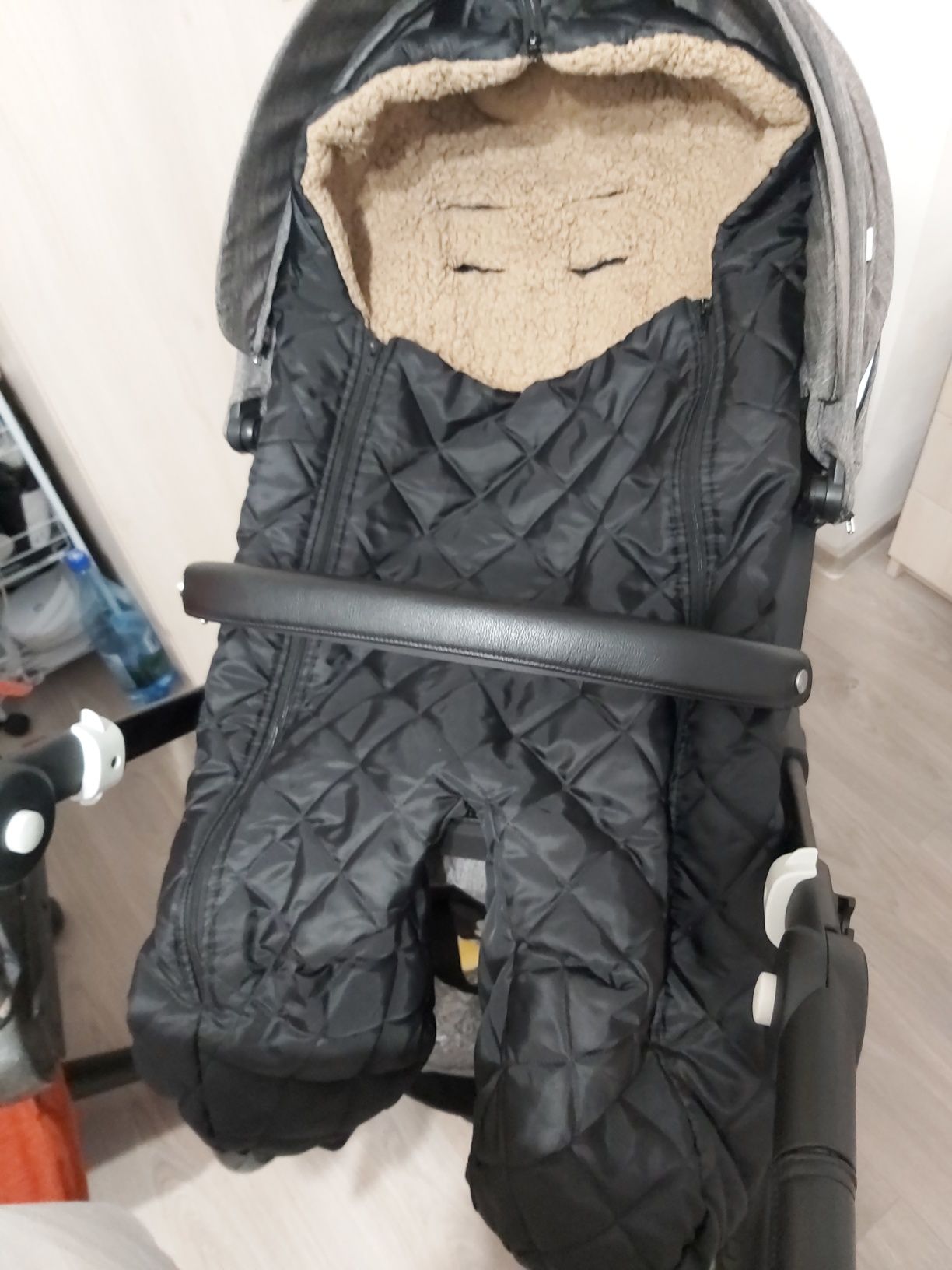 Footmuff sau sac iarnă pentru cărucior stokke