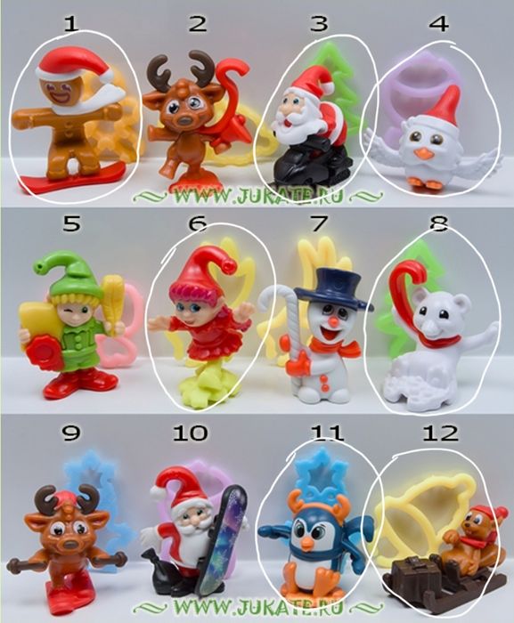 Игрушки из киндеров