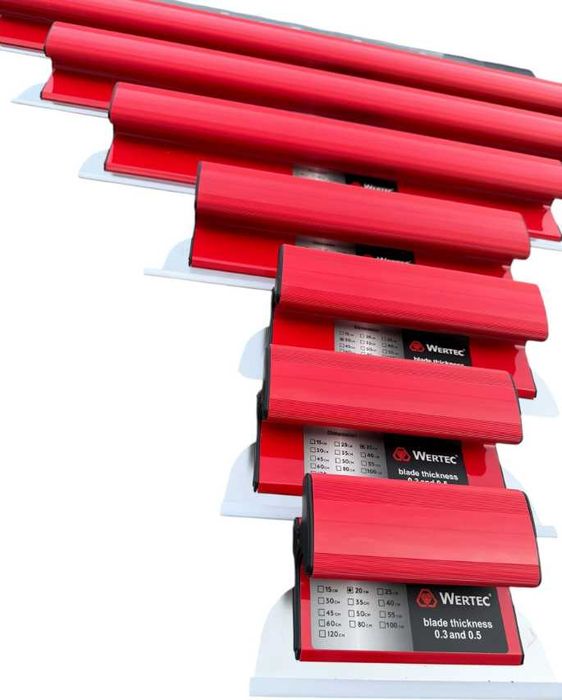 Комплект ножове за шпакловка Wertec