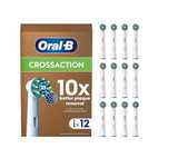 Резервни глави накрайник за Braun Oral-B CrossAction 12 бр. бели