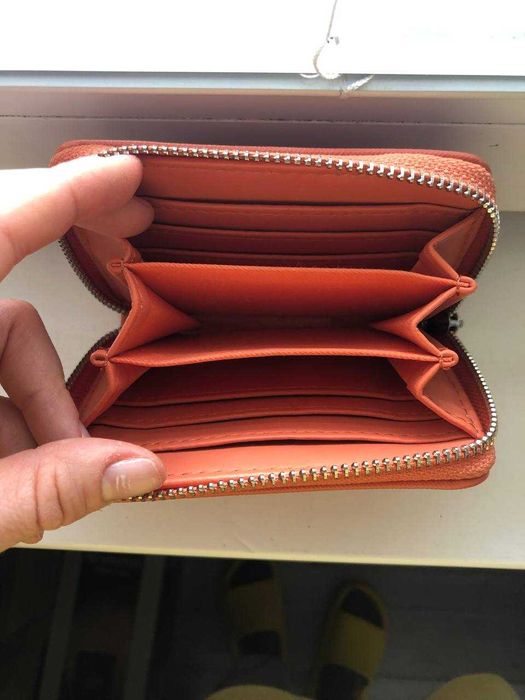 Портфейл Mango (прасковен цвят)