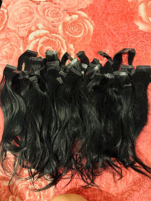 Extensii din păr natural tape on