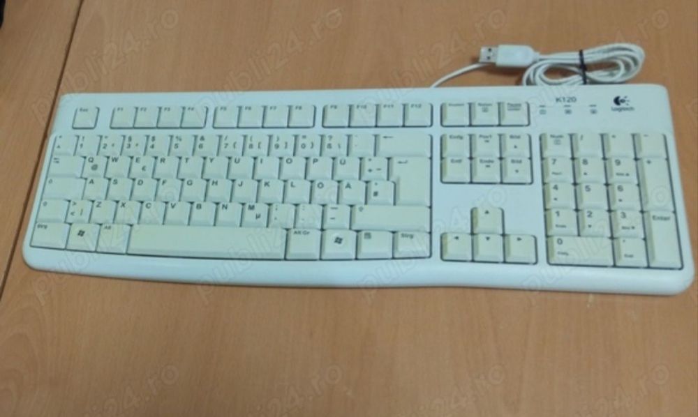 Tastatura Logitech k120 business cu lay-out in limba germana.