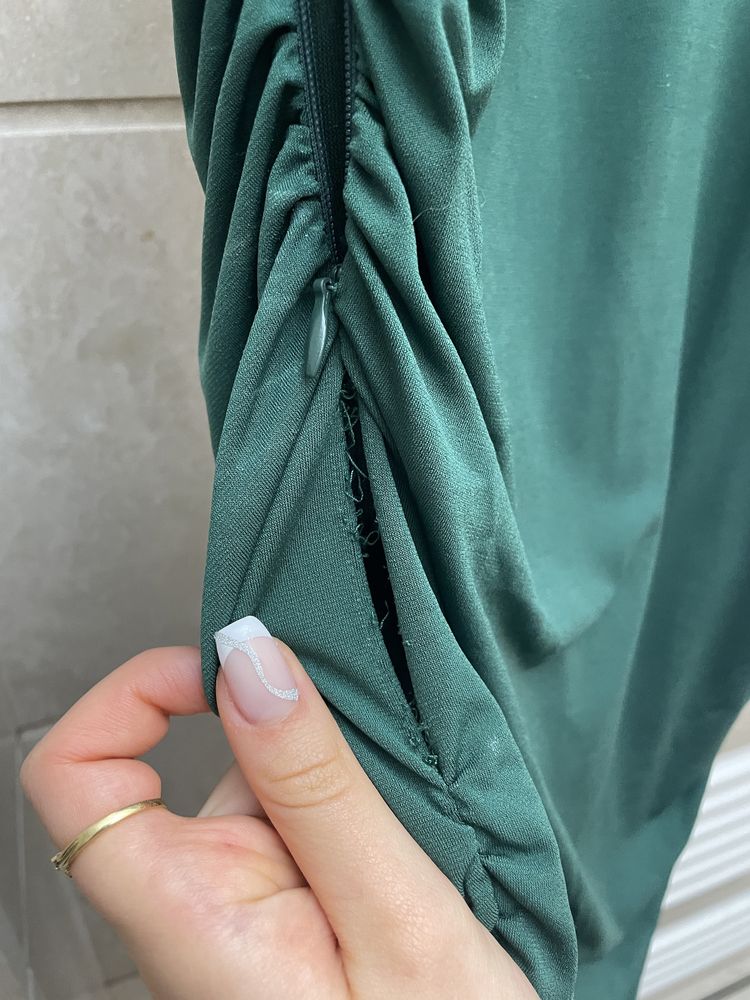 Rochie verde eleganta